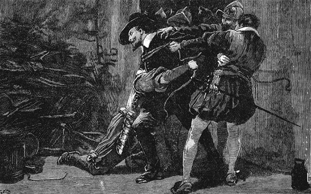 The arrest of Guy Fawkes (by Unknown)