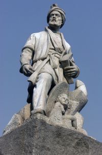 Statue of Ferdowsi (940–1020 CE) in Ferdowsi Square in Tehran